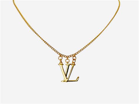 louis vuitton letter necklace s|louis vuitton necklace christine.